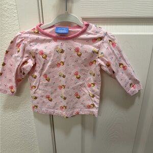 Precious Moments Pink Long Sleeve Kids Tee with Cute Print